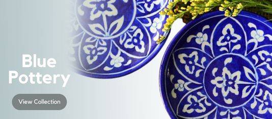 Buy Blue pottery online in India from Arts and crafts