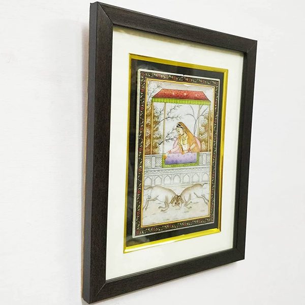 Marble Minature Ragini Painting Frame